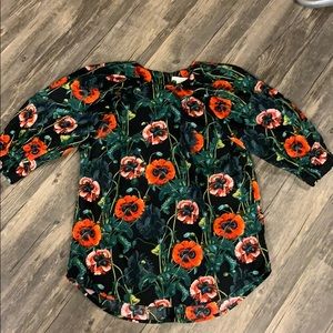 Multicolored Floral Blouse